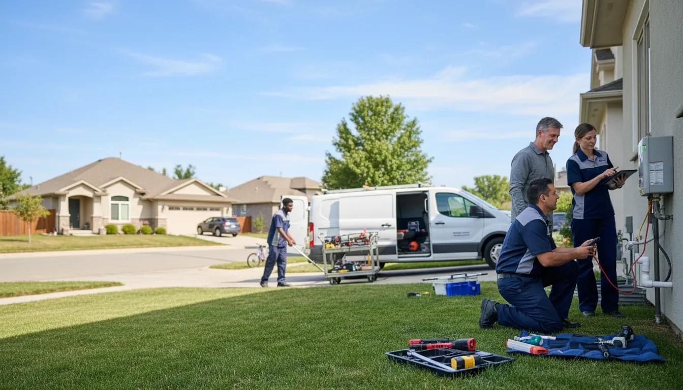 Tankless water heater service in Buda, TX